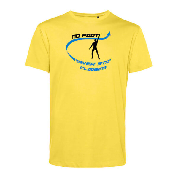 0B&C-E150Men-NoFoot-Jaune-1Bleu T-shirt homme No Foot Jaune/Bleu