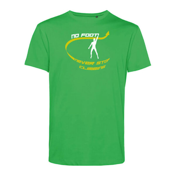 0B&C-E150Men-NoFoot-Vert-2Jaune T-shirt homme No Foot Vert/Jaune