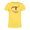 T-shirt Femme No Foot Jaune/Magenta
