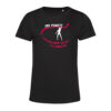 T-shirt Femme No Foot Noir/Magenta