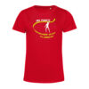 T-shirt Femme No Foot Rouge/Jaune