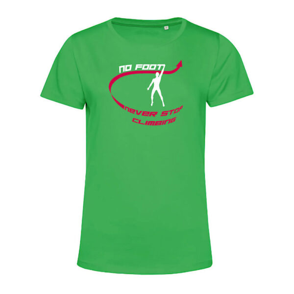 T-shirt Femme No Foot Vert/Magenta