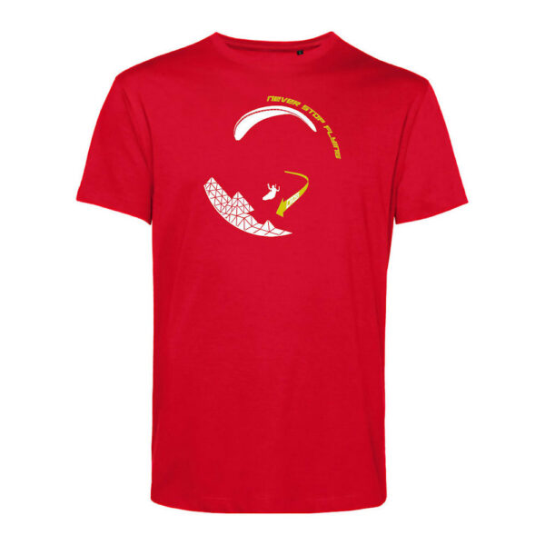 T-shirt homme Cross Rouge/Jaune
