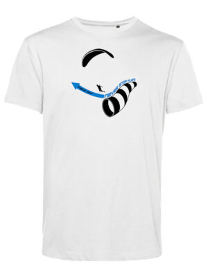 T-shirt homme Take off Blanc/Bleu