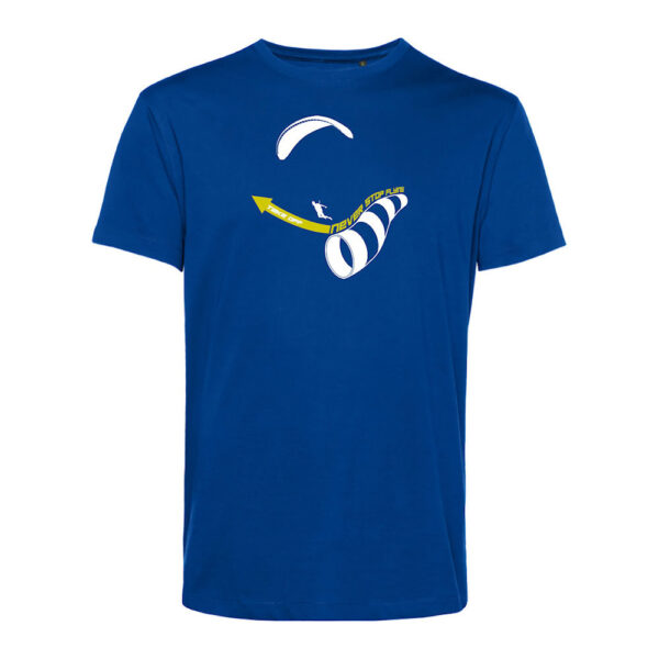 T-shirt homme Take off Bleu/Jaune