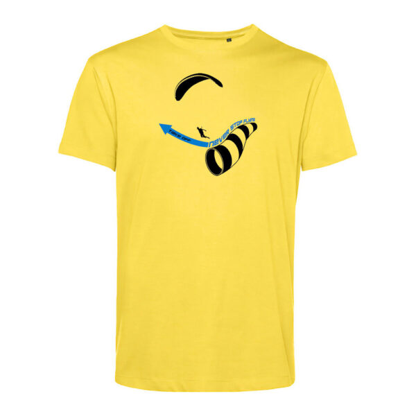 T-shirt homme Take off Jaune/Bleu