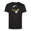 T-shirt homme Take off Noir/Jaune
