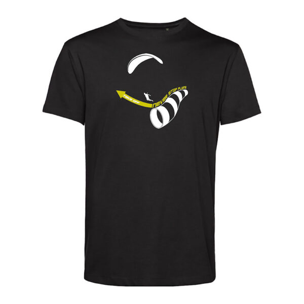 T-shirt homme Take off Noir/Jaune