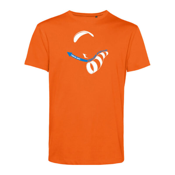 T-shirt homme Take off Orange/Bleu
