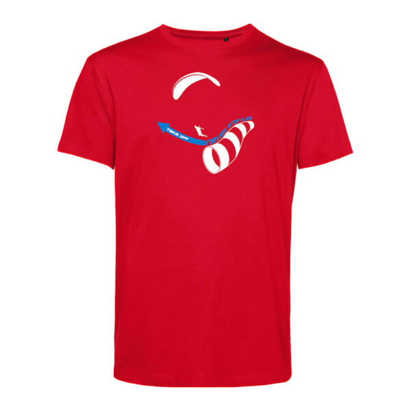 T-shirt homme Take off Rouge/Bleu