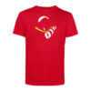 T-shirt homme Take off Rouge/Jaune