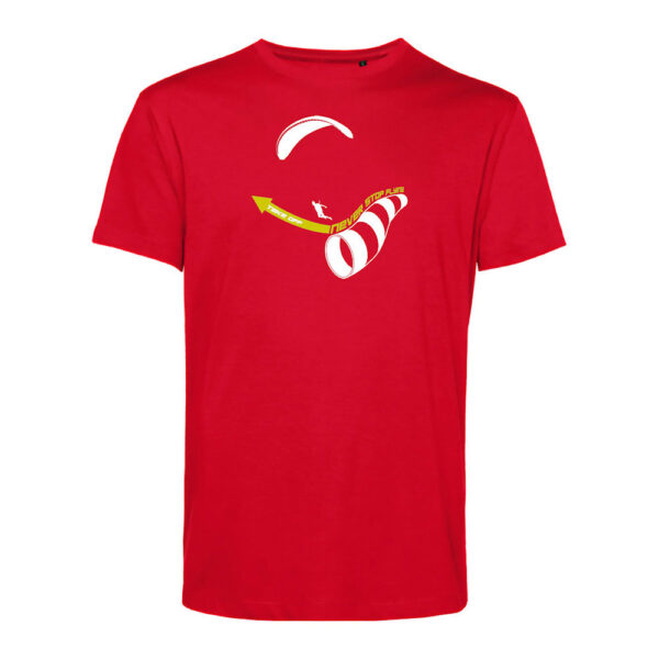 T-shirt homme Take off Rouge/Jaune