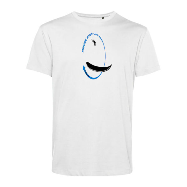 T-shirt homme Tumbling Blanc/Bleu
