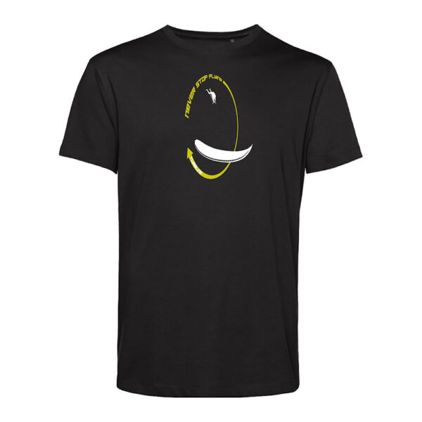 T-shirt homme Tumbling Noir/Jaune