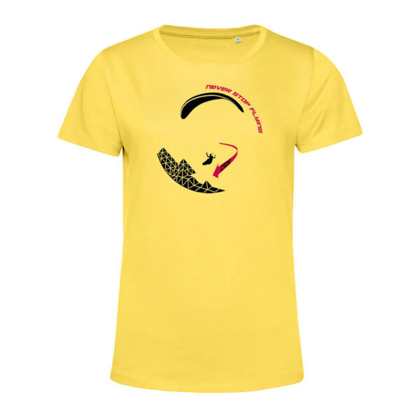 T-shirt Femme Cross Jaune/Magenta