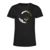 T-shirt Femme Cross Noir/Jaune