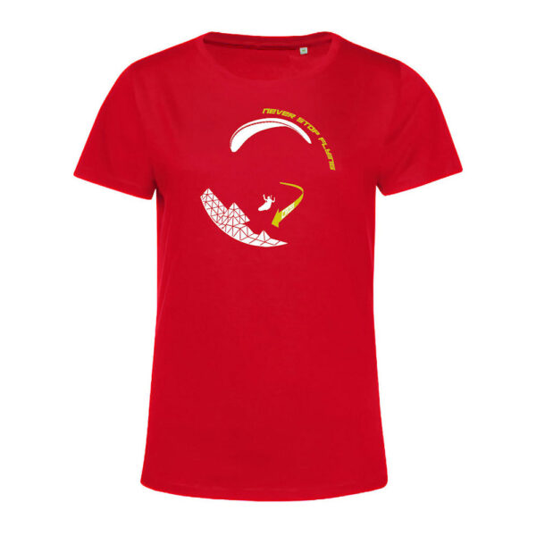 T-shirt Femme Cross Rouge/Jaune