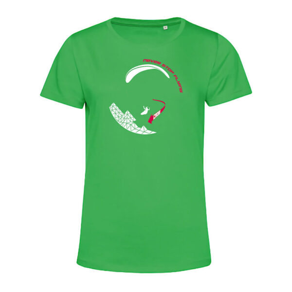 T-shirt Femme Cross Vert/Magenta
