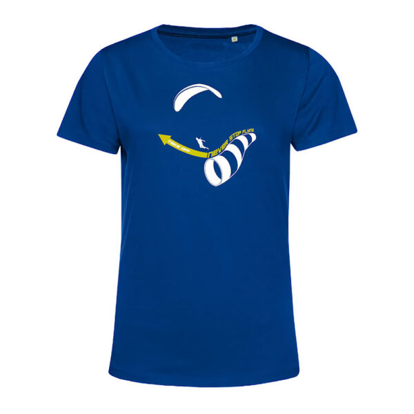T-shirt femme Take off Bleu/Jaune