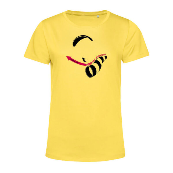T-shirt femme Take off Jaune/Magenta