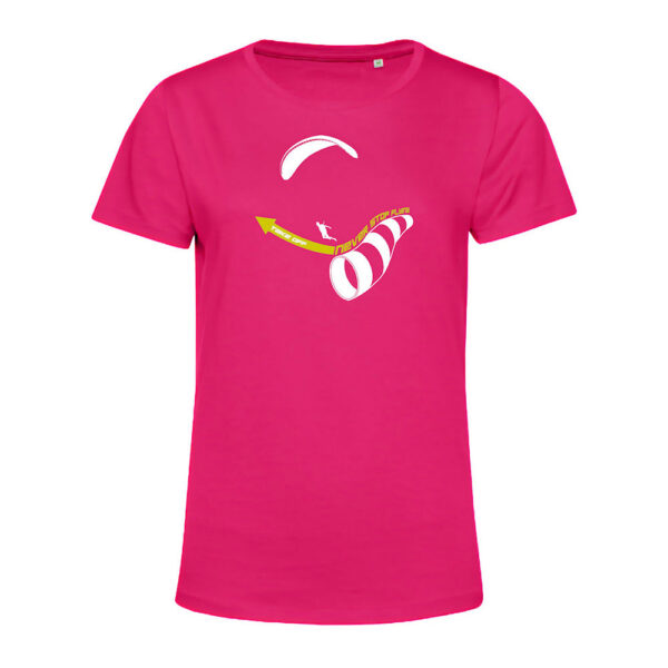 T-shirt femme Take off Rose/Jaune