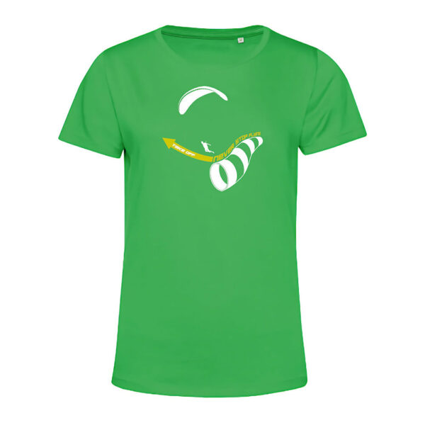 T-shirt femme Take off Vert/Jaune