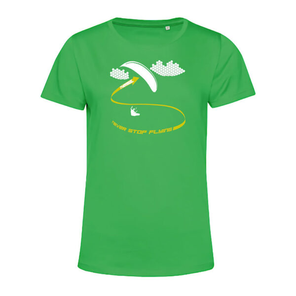 T-shirt Femme Thermal Vert/Jaune