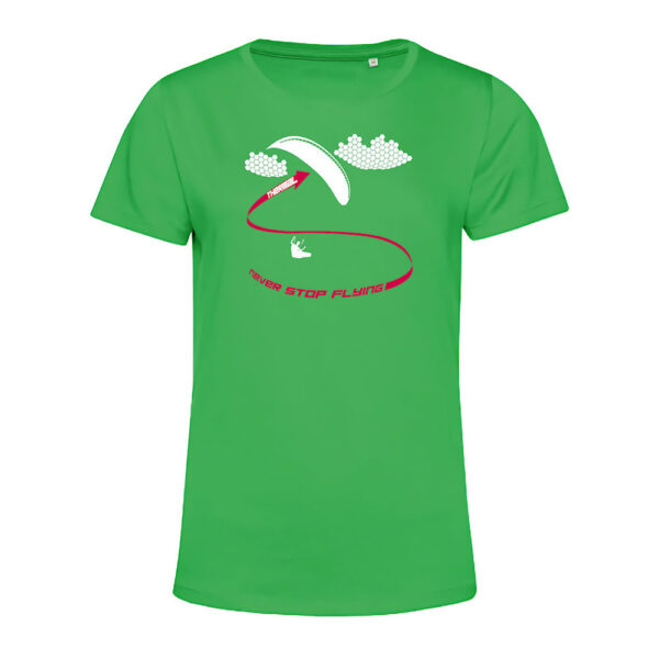 T-shirt Femme Thermal Vert/Magenta