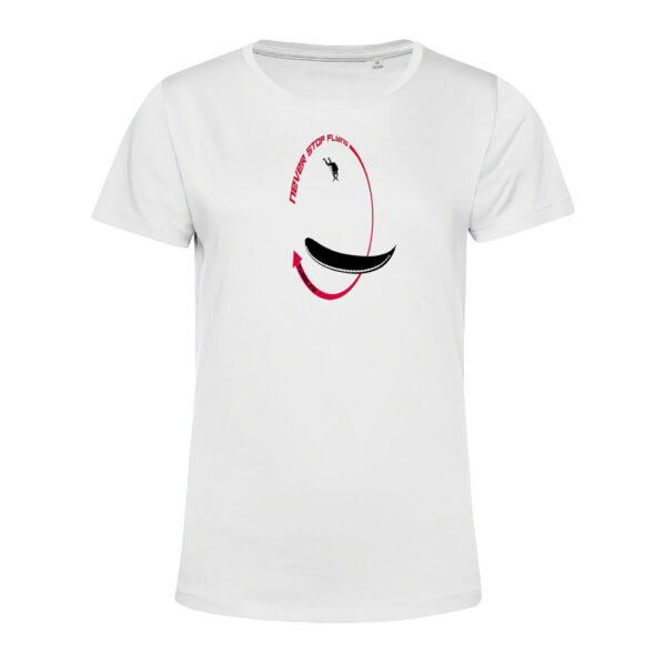 T-shirt Femme Tumbling Blanc/Magenta