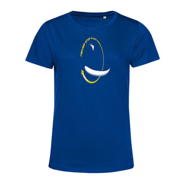 T-shirt Femme Tumbling Bleu/Jaune