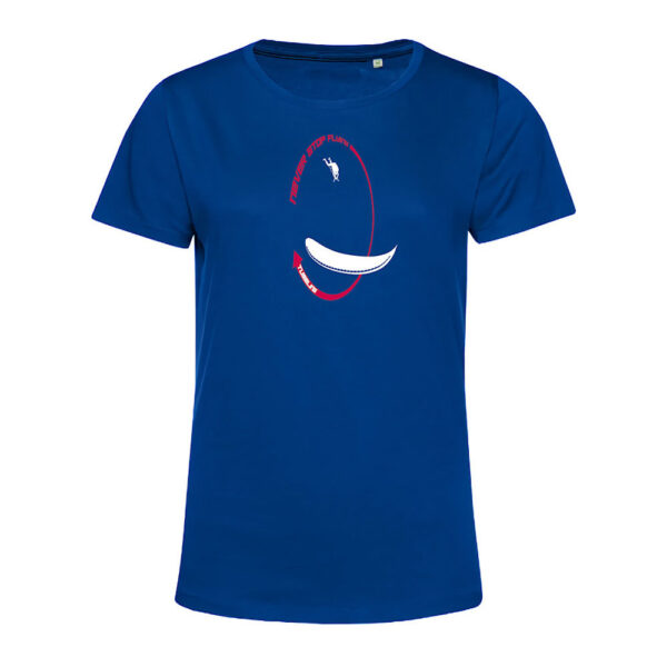T-shirt Femme Tumbling Bleu/Magenta