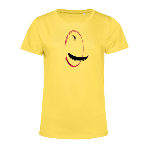 T-shirt Femme Tumbling Jaune/Magenta