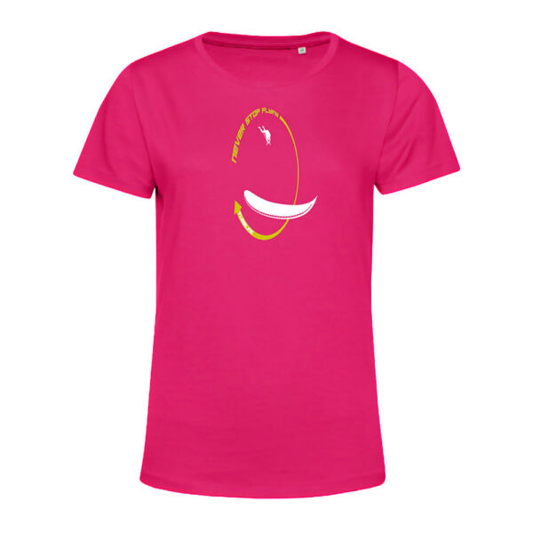 T-shirt Femme Tumbling Rose/Jaune