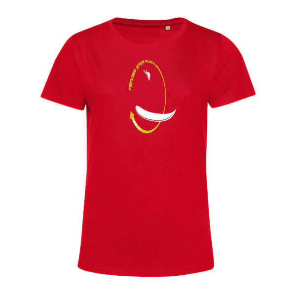 T-shirt Femme Tumbling Rouge/Jaune