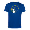 T-shirt homme Tube riding Bleu/Jaune