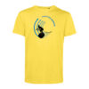 T-shirt homme Tube riding Jaune/Bleu
