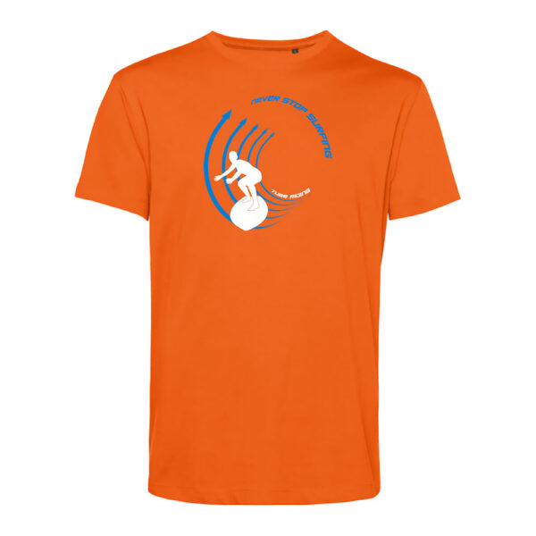 T-shirt homme Tube riding Orange/Bleu