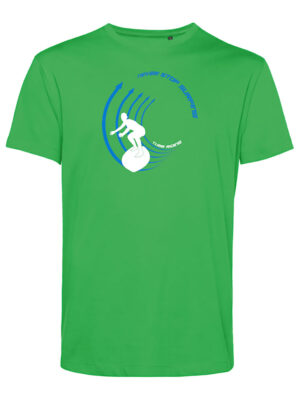 B&C-E150Men-TubeRiding-Vert-2Bleu T-shirt homme Tube riding Vert/Bleu