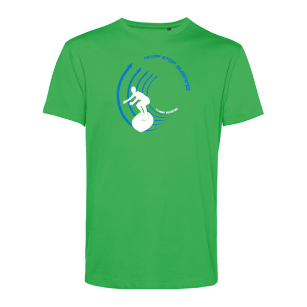 T-shirt homme Tube riding Vert/Bleu