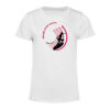 T-shirt femme Tube riding Blanc/magenta