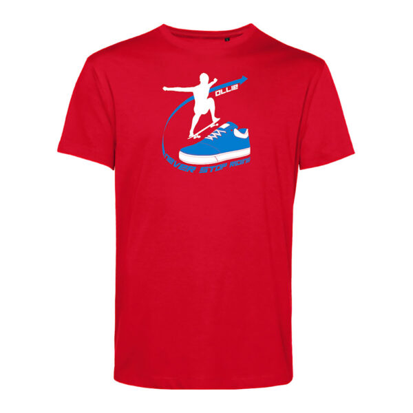 T-shirt homme Ollie Rouge/Bleu