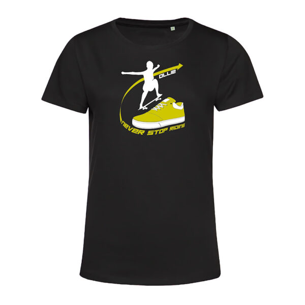 T-shirt femme Ollie Noir/Jaune