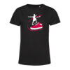 T-shirt femme Ollie Noir/Magenta