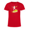 T-shirt femme Ollie Rouge/Jaune