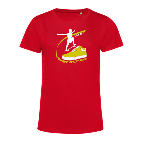 T-shirt femme Ollie Rouge/Jaune